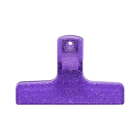 Pinza de plástico Penco - Glitter - Violeta