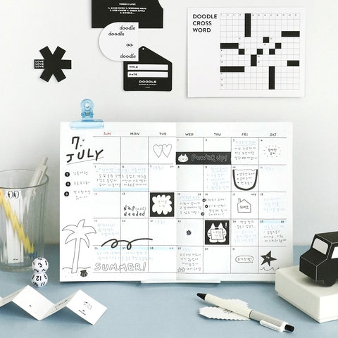 Agenda Iconic 2026 Doodle A5