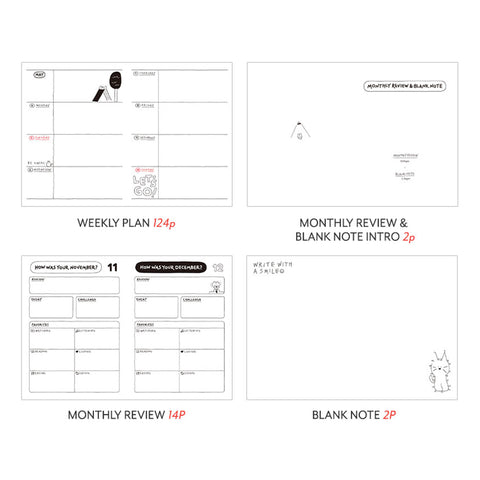 Agenda Iconic 2026 Doodle A5