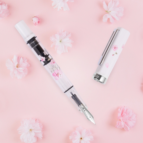 Pluma TWSBI ECO White Cherry Blossom