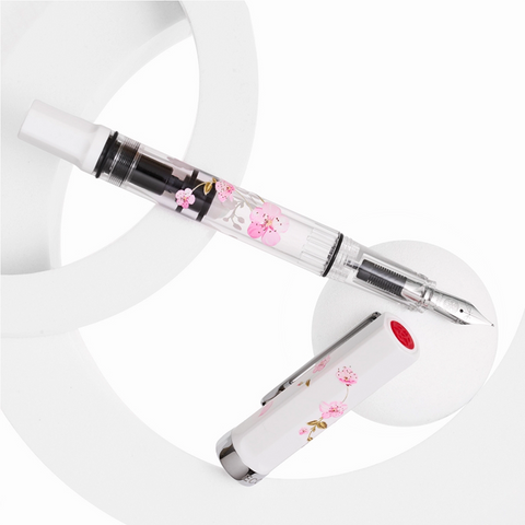 Pluma TWSBI ECO White Cherry Blossom