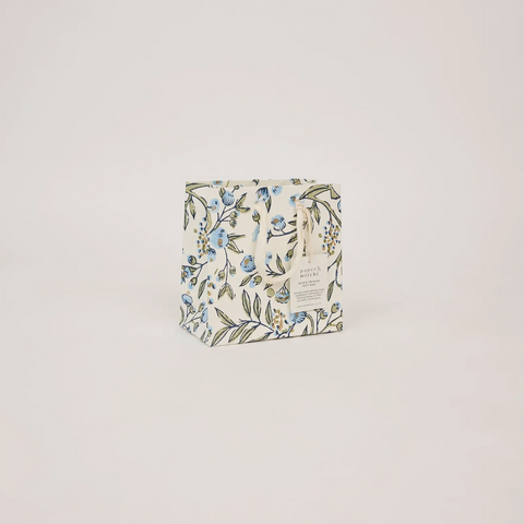 Bolsa de regalo pequeña - Papel artesanal Blue Stone Refresh