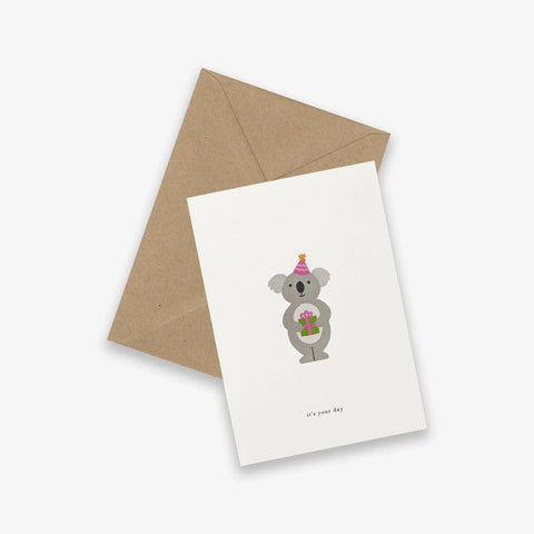 Tarjeta felicitación - Koala