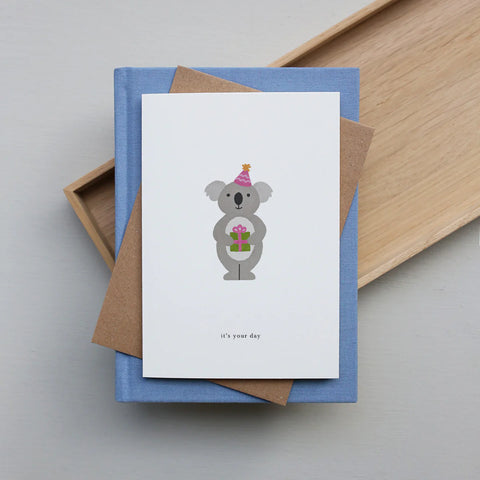 Tarjeta felicitación - Koala