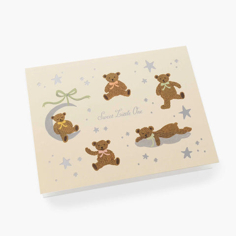 Tarjeta Felicitación Nacimiento - Ositos