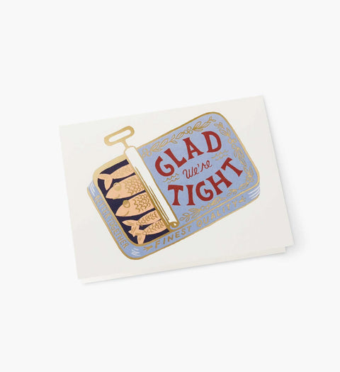 Tarjeta - Glad we're tight