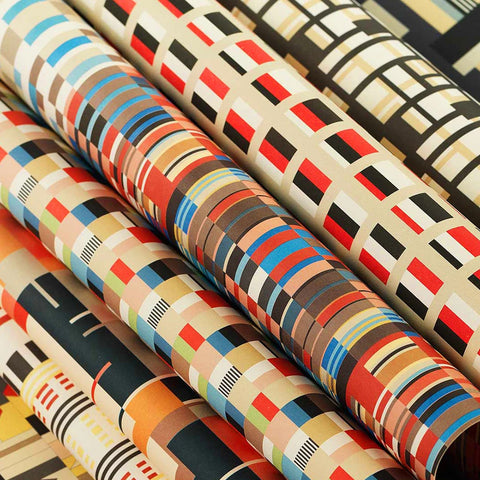 Libro con 12 papeles de regalo - 064 Bauhaus