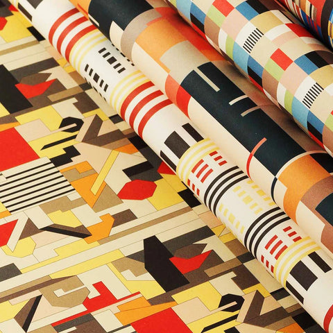 Libro con 12 papeles de regalo - 064 Bauhaus