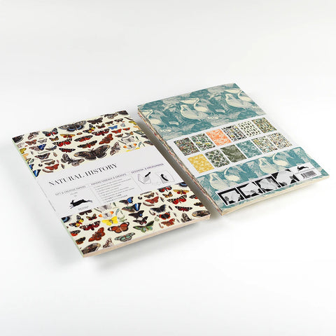 Libro con 12 papeles de regalo - 107 Natural History