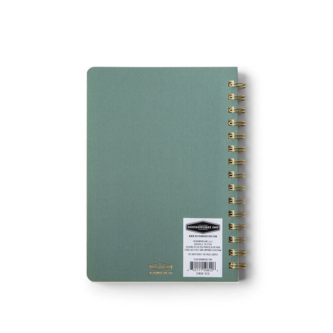 Cuaderno de anillas A5 - Calendario perpetuo - Varios colores