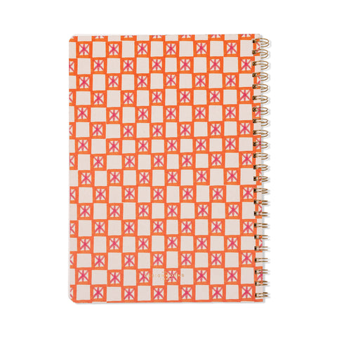 Cuadernos A4 Tulip Naranja - Página rayada y calendario perpetuo