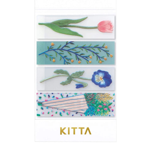 Cinta adhesiva cortada PET Flowers