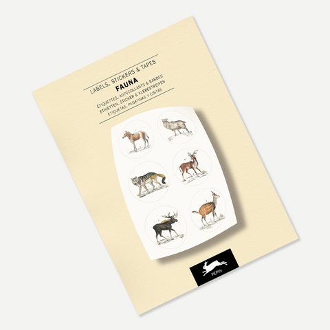 Libro con 250 pegatinas - Fauna