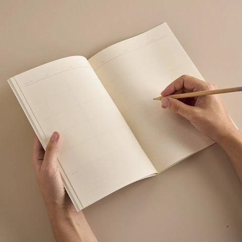 Agenda Mensual sin fechas Season Paper - Jardin