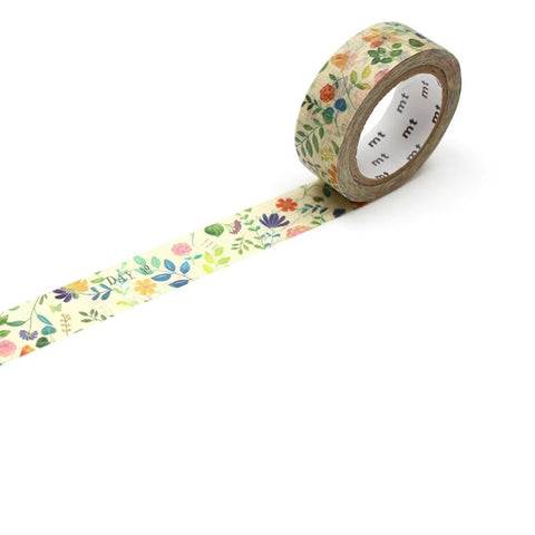 Washi Tape mt Watercolor Flower