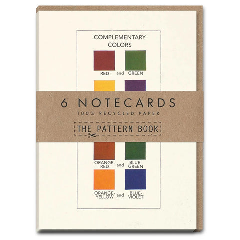 6 tarjetas y sobres - Colores complementarios