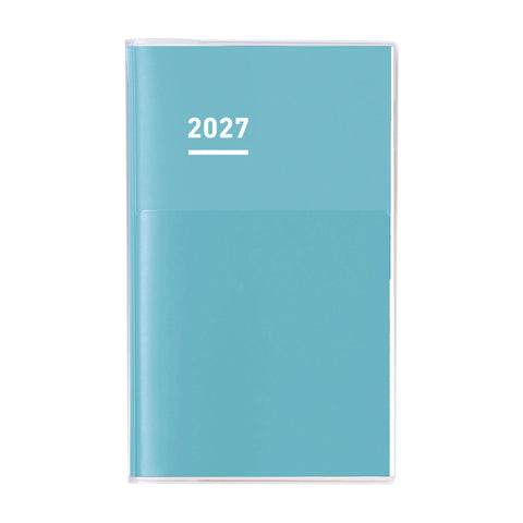 Agenda Jibun Techo DIARY A5 Slim Green 2027
