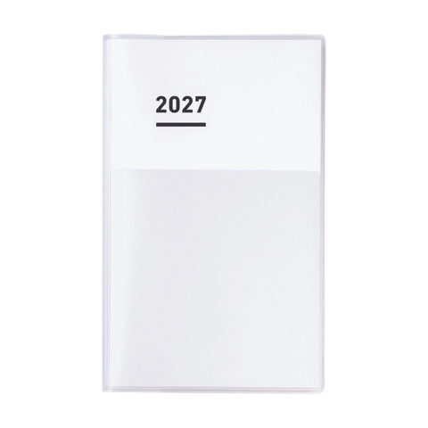 Agenda Jibun Techo DIARY A5 Slim White 2027