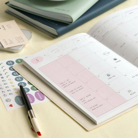 Agenda sin fechas Office Planner V.2 - Mint