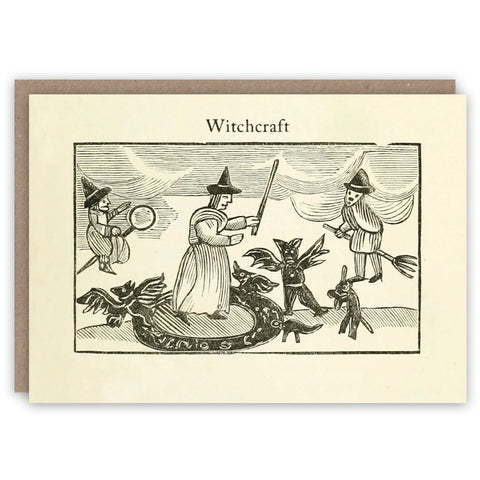 Tarjeta Vintage - Brujería