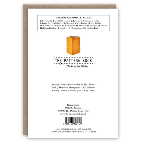 Tarjeta Vintage - Quesos