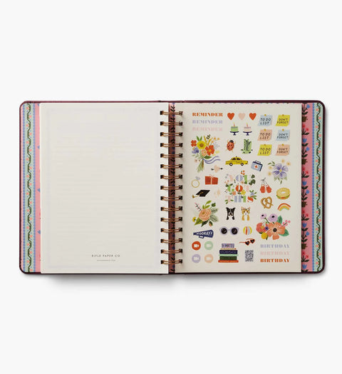 Agenda 2026-2027 Rifle Paper Co - 17 meses - 21x17,5cm Book Club
