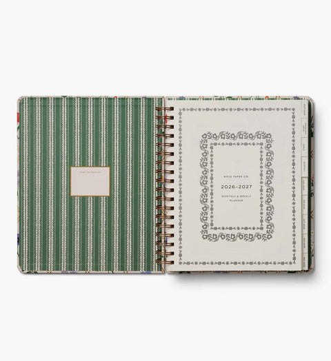 Agenda 2026-2027 Rifle Paper Co - 17 meses - 21x25cm Garden Study