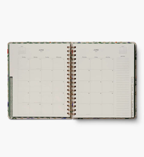 Agenda 2026-2027 Rifle Paper Co - 17 meses - 21x25cm Garden Study