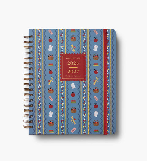Agenda 2026-2027 Rifle Paper Co - 17 meses - 21x25cm Schoolhouse