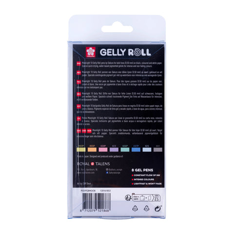 Set 8 Gelly Roll Moonlight Pastel