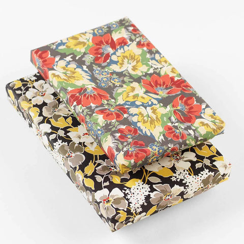 Libro con 12 papeles de regalo - 108 1950s Flowers