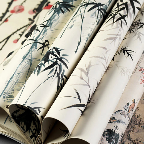 Libro con 12 papeles de regalo - 084 Chinese Art