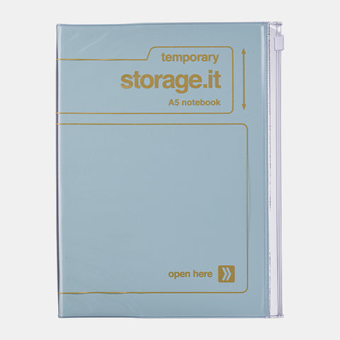 Cuaderno Storage.it con bolsillo zip - Mint