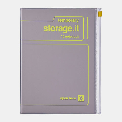 Cuaderno Storage.it con bolsillo zip - Kraft