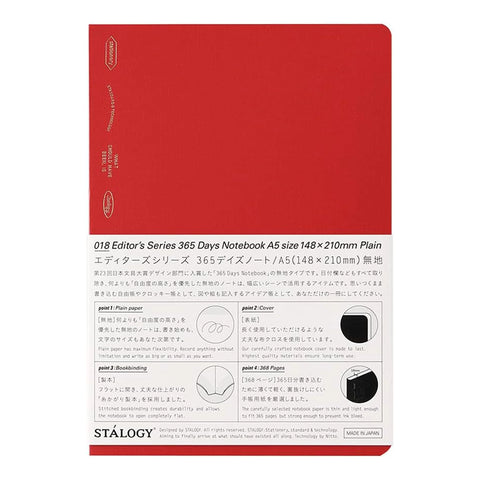 Cuaderno 365 Days Stalogy A5 - Liso