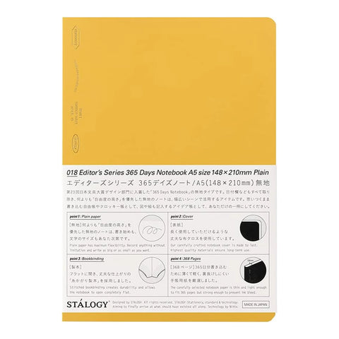 Cuaderno 365 Days Stalogy A5 - Liso