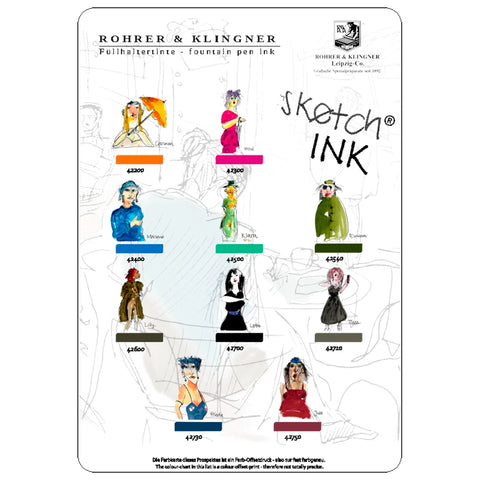 Tinta SketchInk resistente al agua