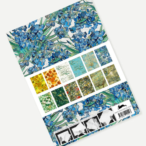 Libro con 12 papeles de regalo - 100 Van Gogh