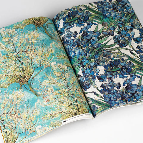 Libro con 12 papeles de regalo - 100 Van Gogh