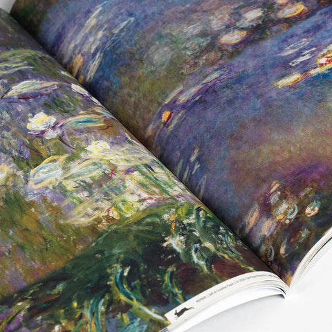 Libro con 12 papeles de regalo - 101 Claude Monet