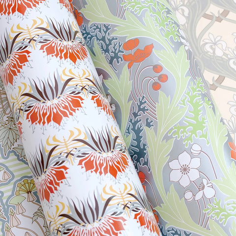 Libro con 12 papeles de regalo - 066 Belle Epoque