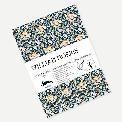 Libro con 12 papeles de regalo - 067 William Morris