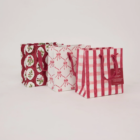 Bolsa de regalo pequeña - Papel artesanal Christmas Pudding