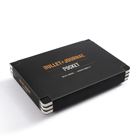Bullet Journal Pocket Negro - Pack de 3