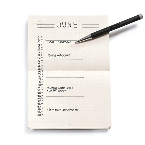 Bullet Journal Pocket Negro - Pack de 3