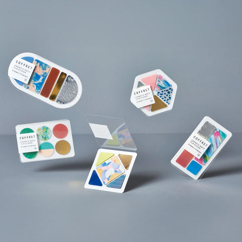 Stickers COFFRET Cuadrado - Verdes