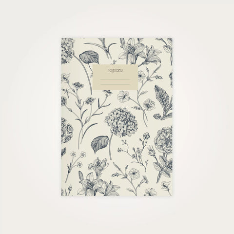 Libreta 145x210 mm - Flora - Hoja lisa