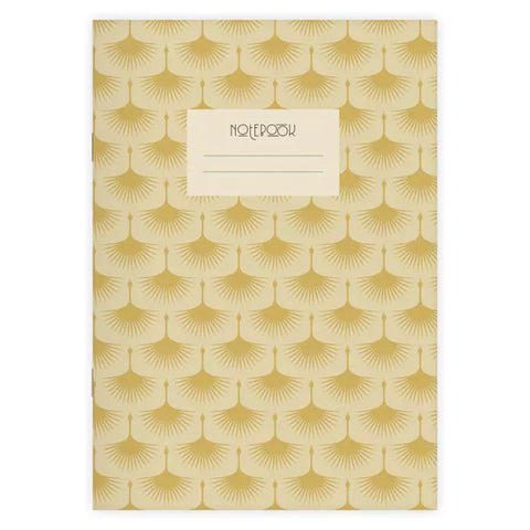 Libreta grapada A5 - Art Déco - Hoja lisa