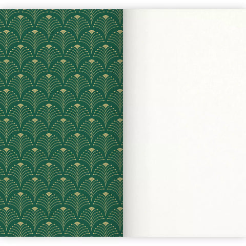 Libreta grapada A5 - Art Déco - Hoja lisa