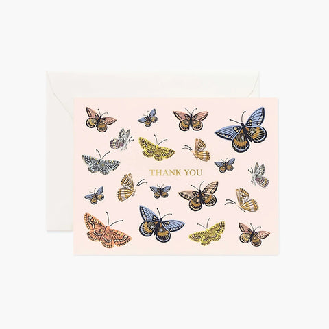Tarjeta Agradecimiento - Mariposas
